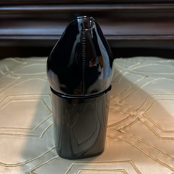 Ninewest | patent black block heel | work shoes | 7.5 - Picture 5 of 6